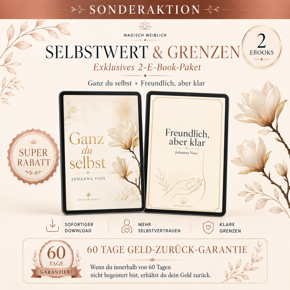 Ganz du selbst + Freundlich, aber klar